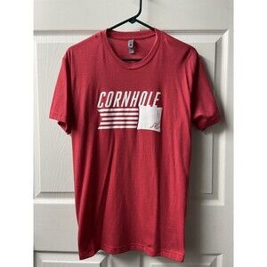 Atlanta Georgia Cornhole T shirt Mens Medium Crew Neck Short Sleeved 2019